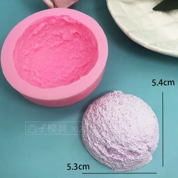 Формата топки сладолед силиконова форма за шоколадов мус инструмент за печене сладолед форма за сапун за ръце форми за свещи 1