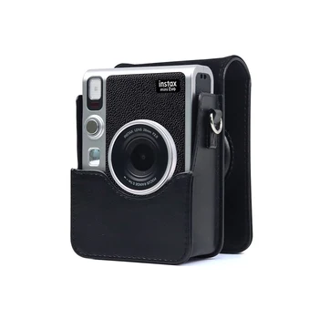 Чанта За Фотоапарат Fujifilm Instax Mini EVO Калъф За Фотоапарат Миг Печат От Изкуствена Кожа, Мек Силиконов Калъф, Чанта с пагон 1