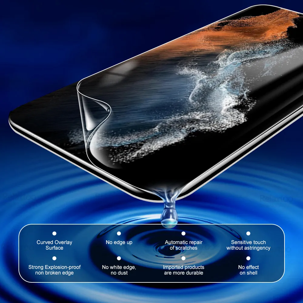 1-4 бр. напълно Извита Гидрогелевая фолио За Samsung Galaxy S23 Ultra Screen Protector сега вход S 23 Plus S23Ultra 5G Мека филм без стъкло 4