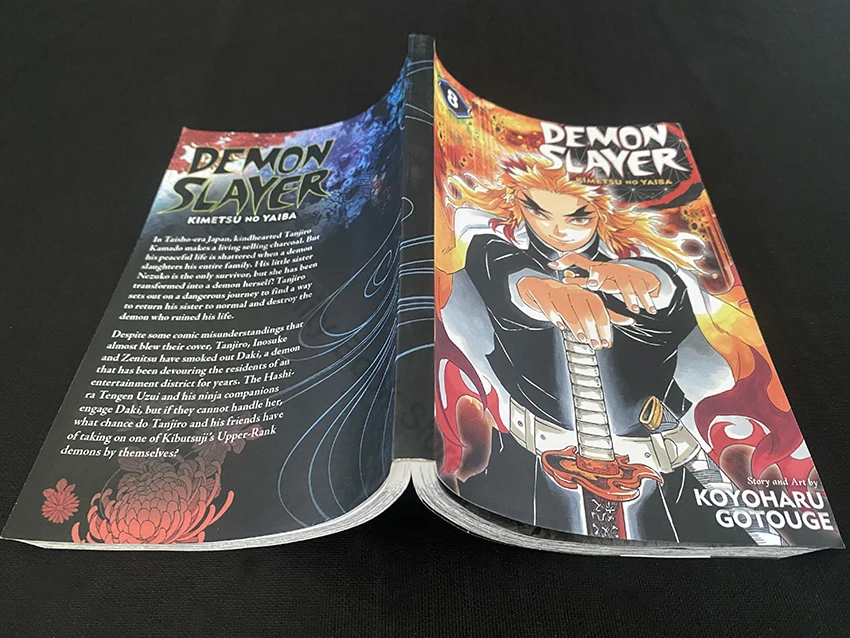 1 Книга на Японския Аниме Demon Slayer Kimetsu No Том 8 Младежка Книга Манга на Английски, Определени комикси Livre 1