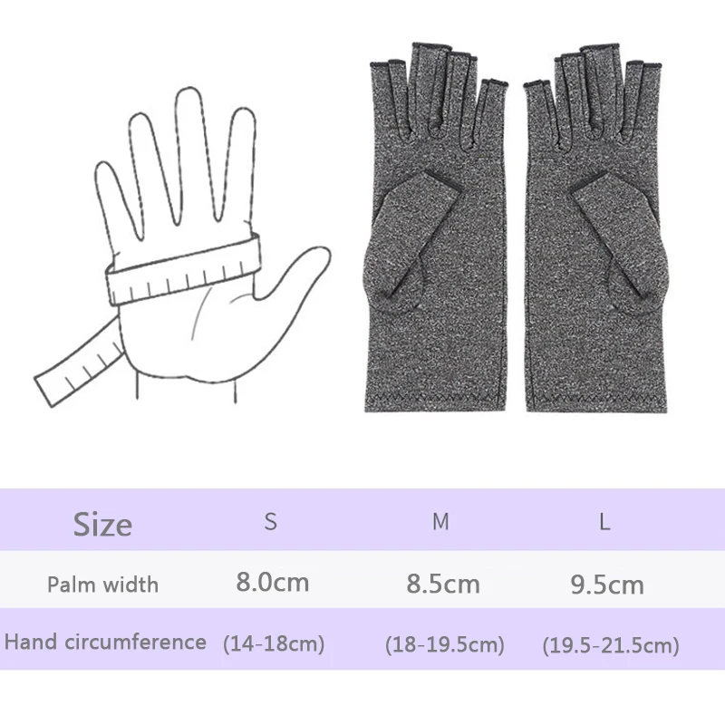1 Чифт Ръкавици от Артрит, ръкавици със сензорен екран, Компресия Ръкавици за лечение на Артрит и облекчаване на Болки в Ставите, зимни Топли 2