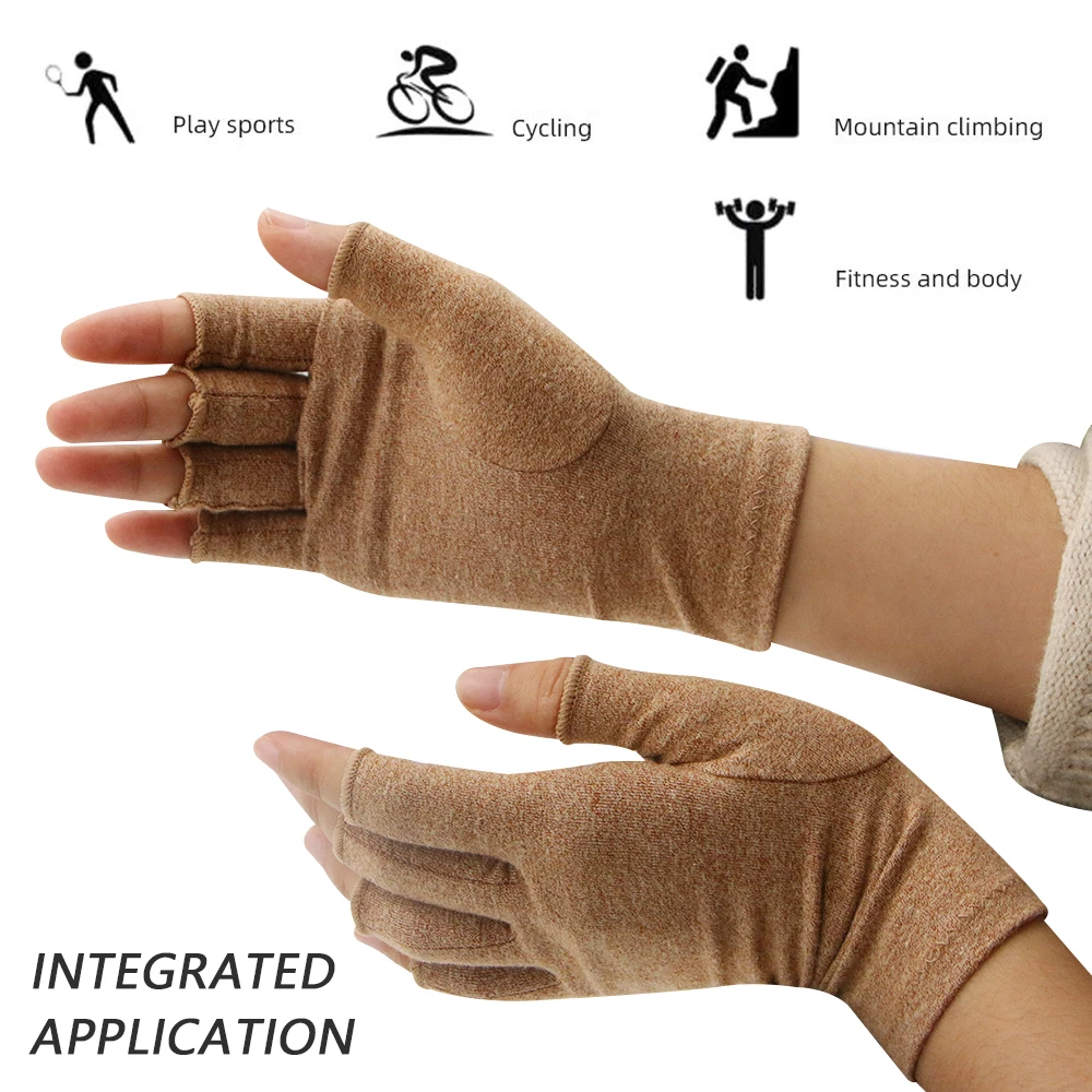 1 Чифт Ръкавици от Артрит, ръкавици със сензорен екран, Компресия Ръкавици за лечение на Артрит и облекчаване на Болки в Ставите, зимни Топли 4