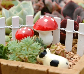 10шт микро мъх Свят пейзаж бижута мини пяна гъби миниатюрен терариум декорации DIY играчки, Градински аксесоари 2