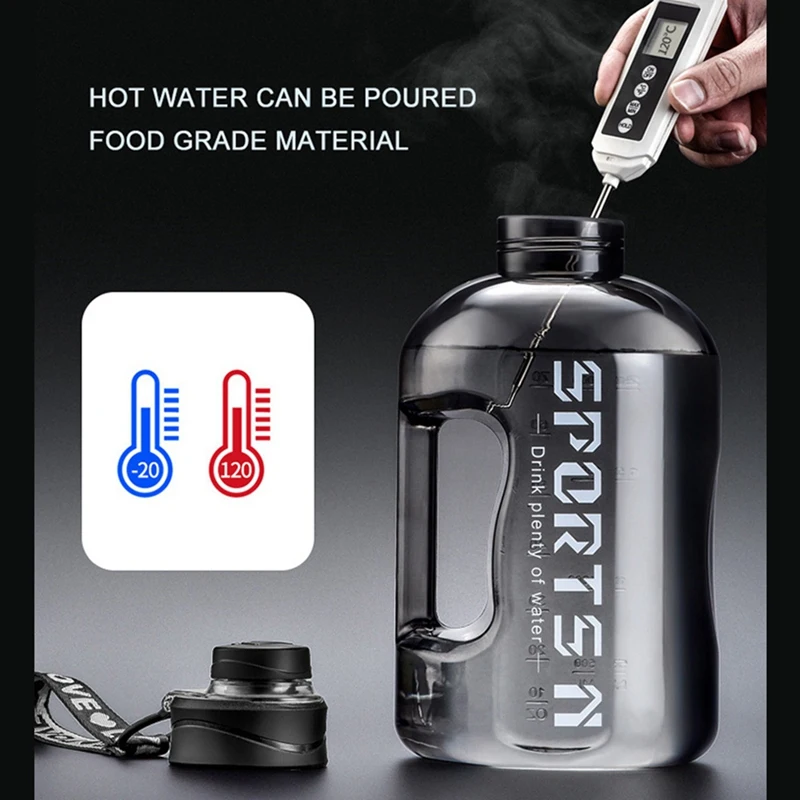 2.7 L Бутилка За Пиене на Вода BPA Безплатно Пластмасова Чаша За Вода за Многократна употреба Портативни Флип Топ спортна Бутилка за Вода за нощуване на Открито 2