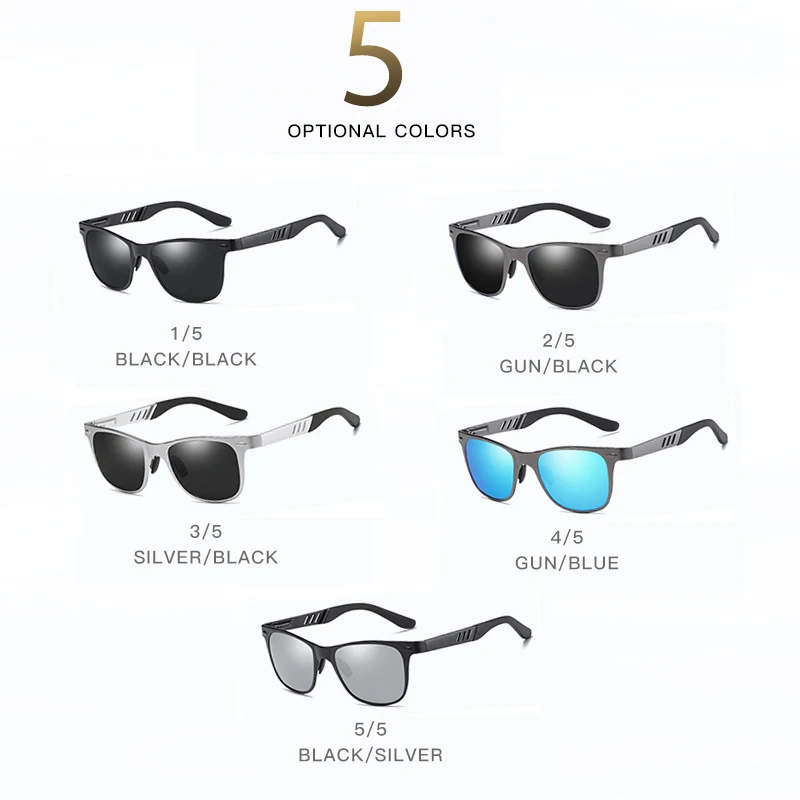 2019 НОВИ Поляризирани АлюминиевоМагниевые Слънчеви Очила за Мъже с Нови Модни Слънчеви Очила За Защита на Очите Унисекс очила за шофиране oculos gafas 4