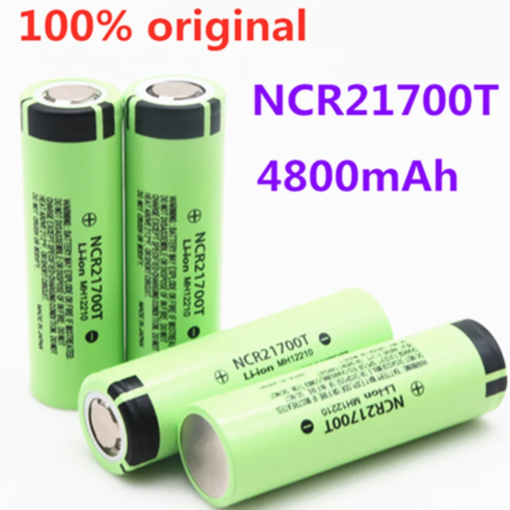 21700 NCR21700T Литиева акумулаторна батерия 4800 mah 3,7 В 40А Литиево-йонна батерия с висока също освобождаване от отговорност