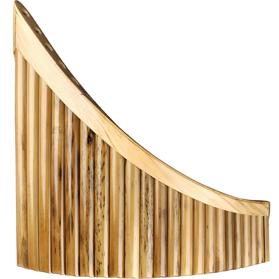 22 Тръби Пан Флейта C Ключ Забелязан Бамбук Музикални Инструменти Румънски Дървен Духов Инструмент С Високо Качество, Ръчно Изработени Пан Тръби 0
