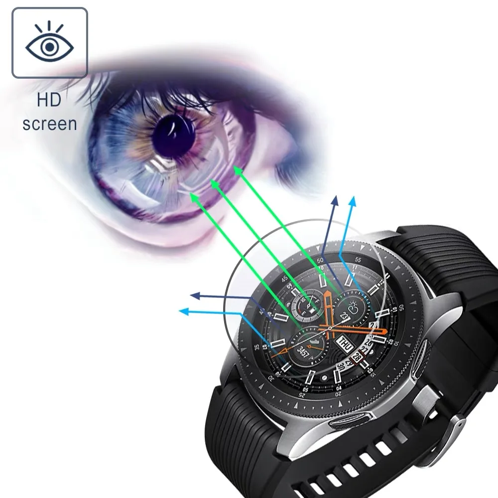 3 бр. Закалено Стъкло За Samsung Watch 4 46 мм 44 мм Защита на Екрана От Надраскване Galaxy Watch 4 3 1 41 мм 42 мм и 46 мм Осыпь Филм 1