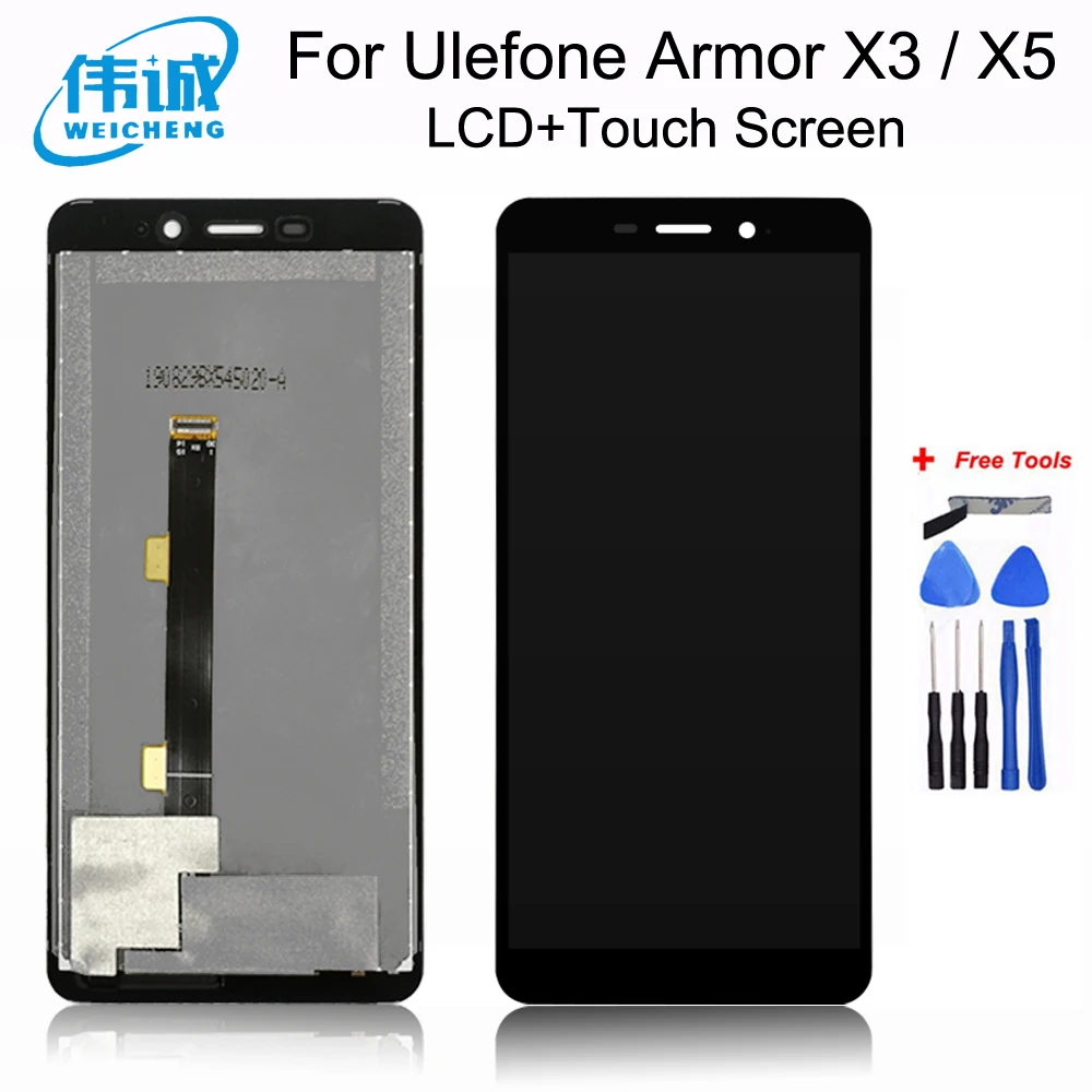 5,5 инча За Ulefone Armor X3 LCD дисплей, Сензорен Екран В Събирането на Ремонт LCD дисплей За Ulefone Armor X5 Екран LCD Дисплей Armor Pro X5