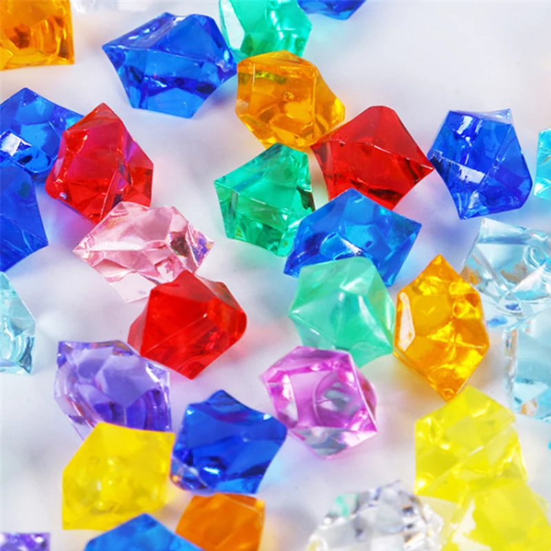 500 БРОЯ 14*11 мм и 22 цветове Акрил Кристал Diamond Пешка Нередовни Каменни Фигури За Настолни Игри Аксесоари 1
