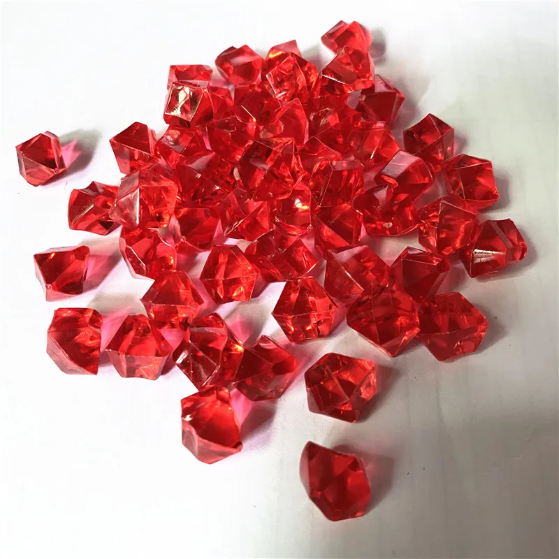 500 БРОЯ 14*11 мм и 22 цветове Акрил Кристал Diamond Пешка Нередовни Каменни Фигури За Настолни Игри Аксесоари 3
