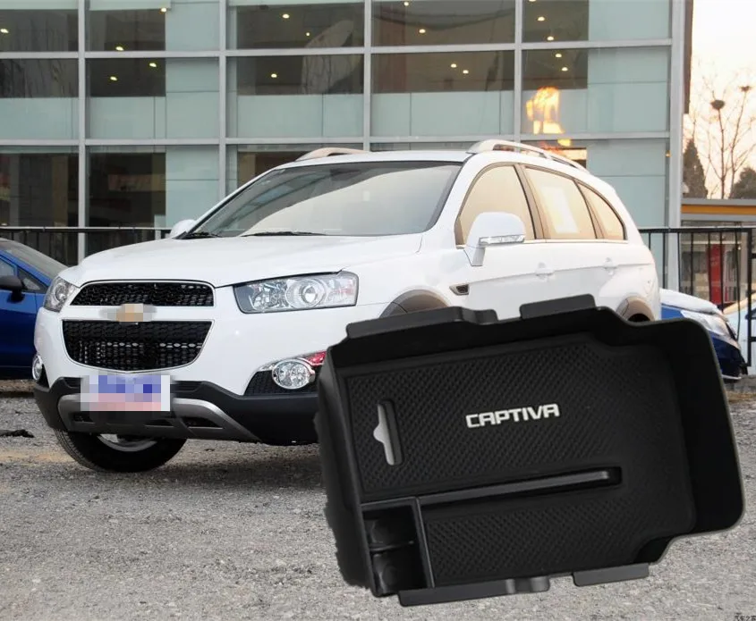 ABS автоаксесоари Подлакътник Кутия За Съхранение на Chevrolet Captiva 2011-2016 Централна Конзола Контейнер Органайзер За Съхранение