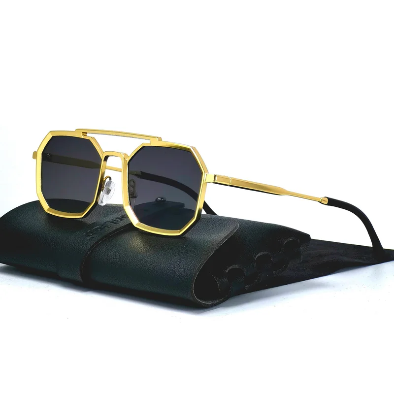 AKA OCULOS 2022 Метални Квадратни Слънчеви Очила Дамски Висококачествени Мъжки слънчеви Очила Ретро Очила Мъжки/Женски Реколта Gafas De Sol Mujer UV400 3