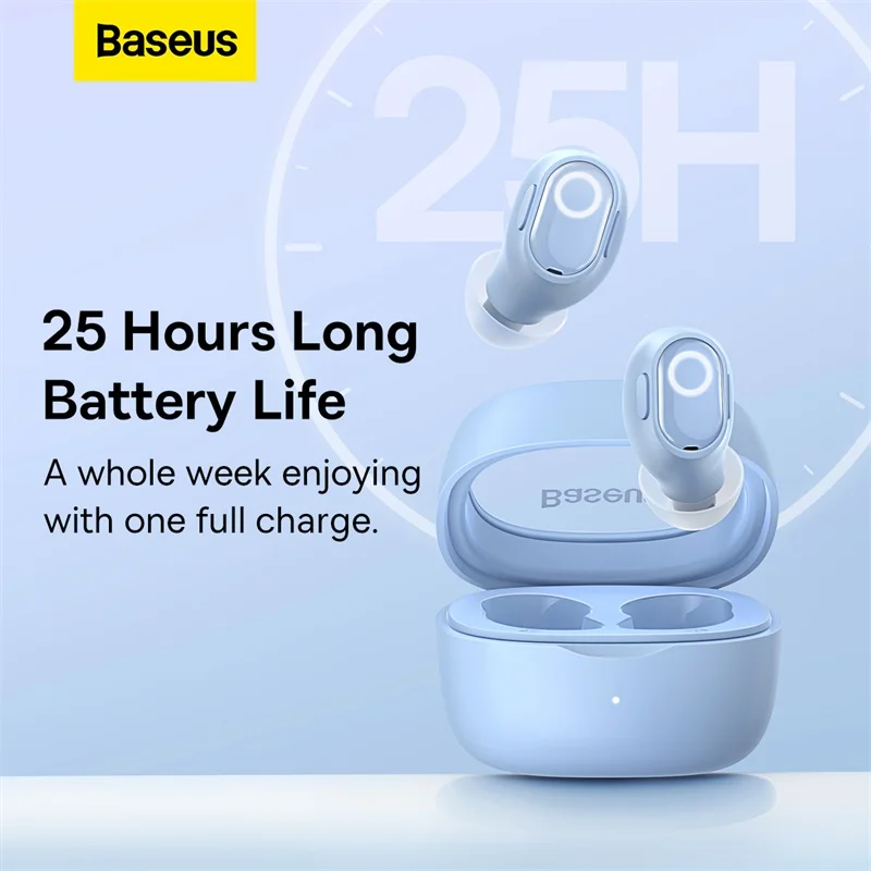 Baseus WM02 TWS Bluetooth Стерео Слушалки Безжични 5,3 Bluetooth Слушалки Със Сензорен контрол Шумоподавляющая Детска Слушалки