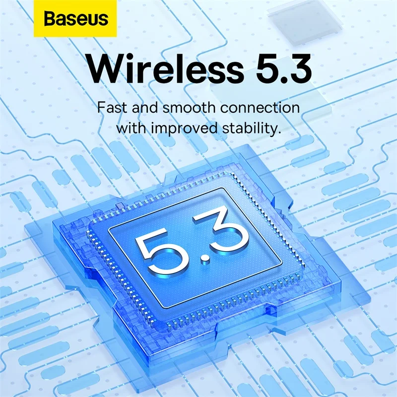Baseus WM02 TWS Bluetooth Стерео Слушалки Безжични 5,3 Bluetooth Слушалки Със Сензорен контрол Шумоподавляющая Детска Слушалки 2