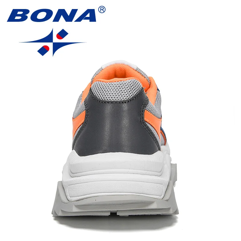 BONA 2021 Нови Дизайнерски Модни Дамски Маратонки за бягане на платформата, Женски Улични Маратонки с дебела подметка, удобни Обувки за танкетке, Feminimo 1