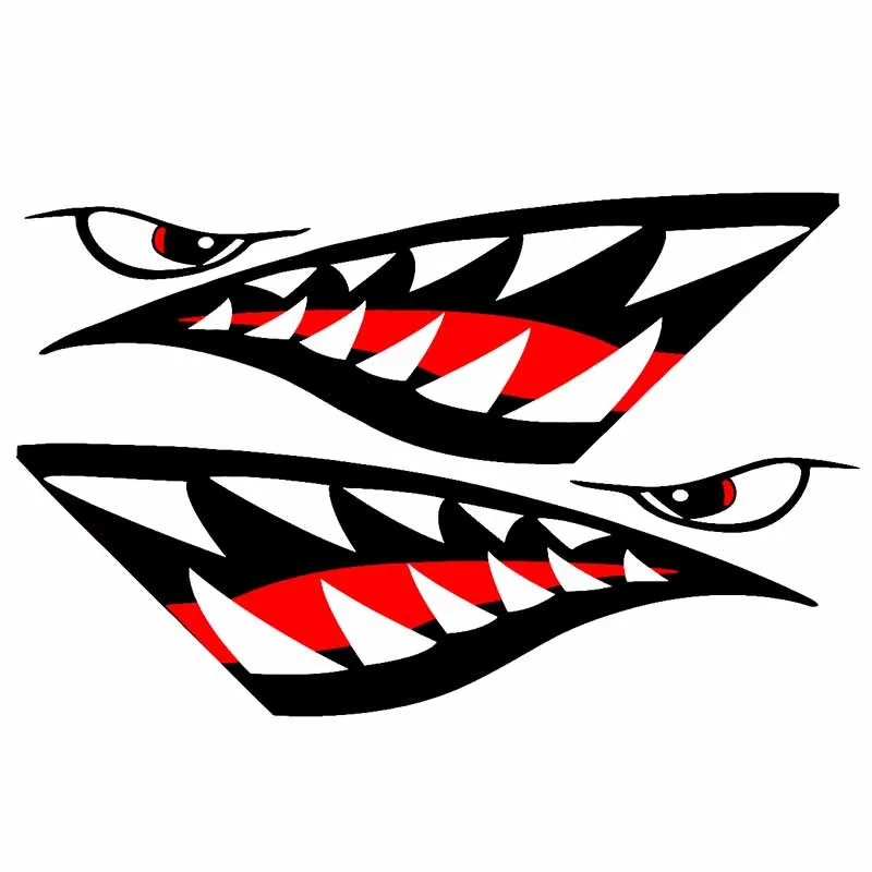 CG Забавен За Зъби С Образа на Устата на Акула, Мультяшная Стикер, Водоустойчив Кола Етикети, Творческа Графити, Украса на Мотоциклет За Suv JDM