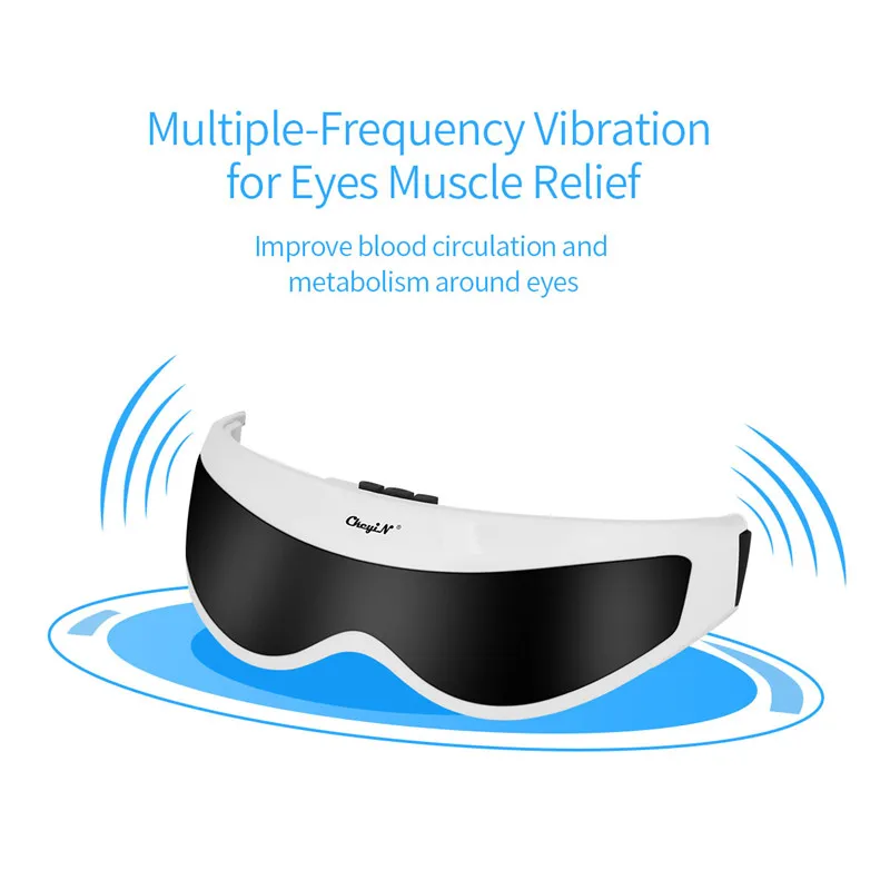 CkeyiN Масажор За Очи Магнитна Терапия Вибратор Интелигентен Инструмент За Масаж На Очите Премахване На 9 Режима На Облекчава Умората Масаж На Очната Ябълка 2