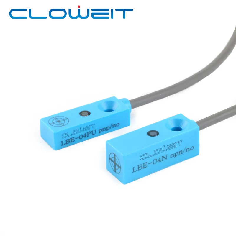 Cloweit IP68 4 мм Малък Корпус от ABS-пластмаса, Не се отмива, Индуктивен Сензор за близост, Сензор за LBE-04 