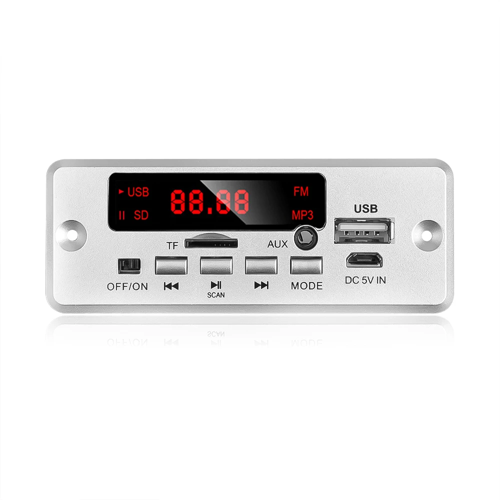 DC 12 В 2*25 W Усилвател Безжична Bluetooth MP3 WMA Декодер Платка Авто Аудио USB TF FM Радио Модул за MP3 Плейър с Дистанционно Управление