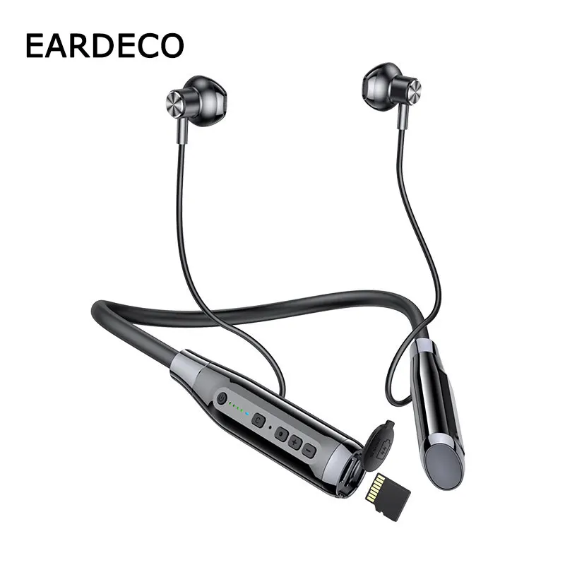 EARDECO 100 Часа Издръжливост Безжични Слушалки Бас Втулки Bluetooth слушалки Слушалки Музика Спорт Слушалки с Микрофон Стерео 0