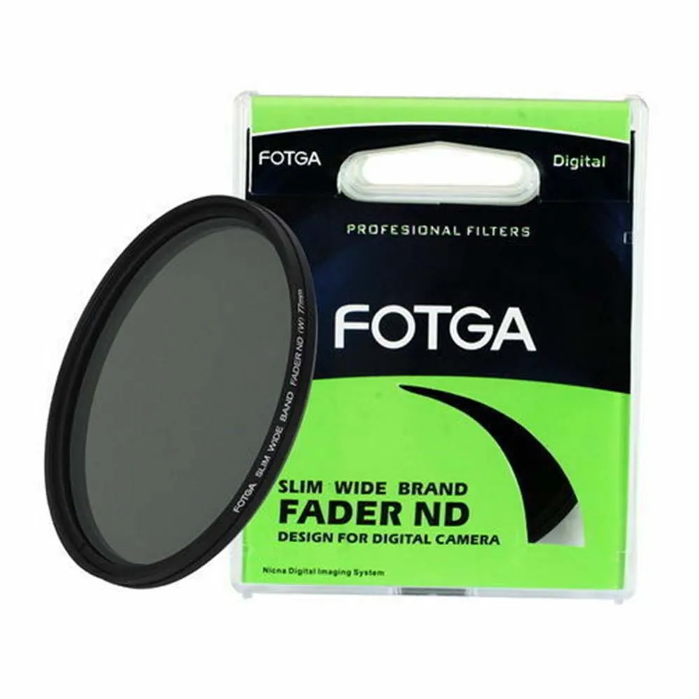 FOTGA 40,5 мм Тънък Фейдерный Филтър С Регулируема Променлива Неутрална Плътност от ND2 до ND400 за Canon, Nikon, Sony Камера, DVD DC Обектив 0