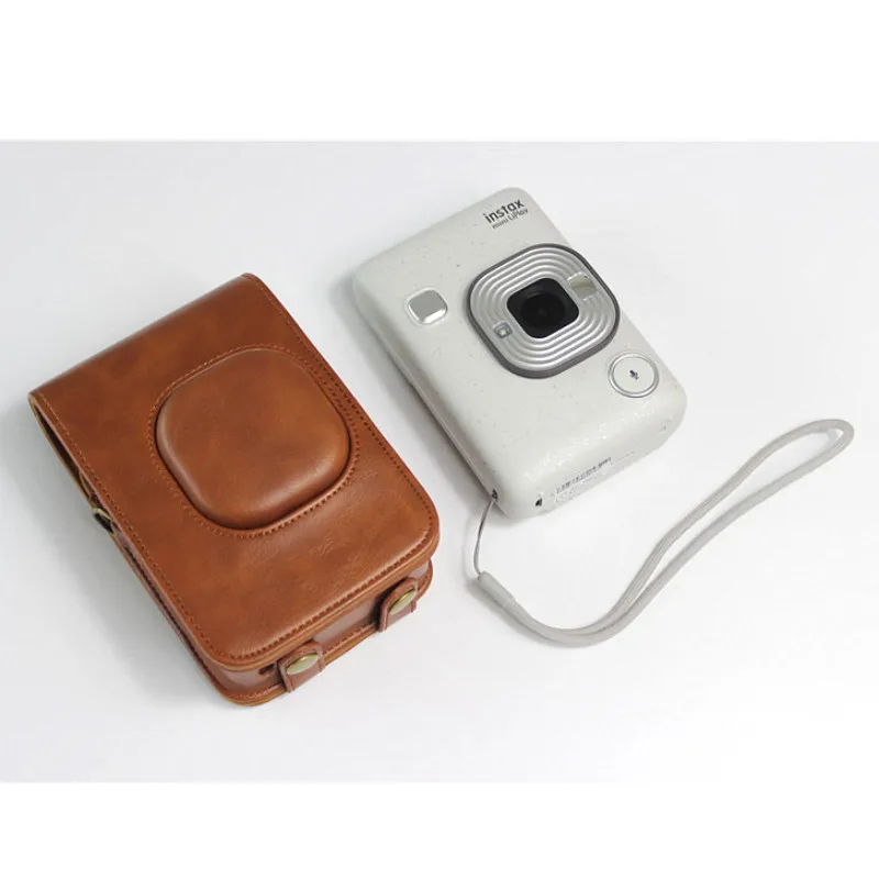 Fuji Instax mini Liplay Чанта За Камера От Изкуствена Кожа Моментално Помещение Чанта През Рамо за Носене Калъф за Носене