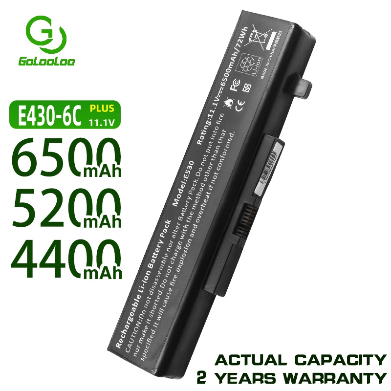 Golooloo 6 клетъчна Батерия за Lenovo L11S6Y01 L11L6Y01 ASM P/N 45N1048 45N1042 FRU 45N1043 45N1049 121500047 121500049