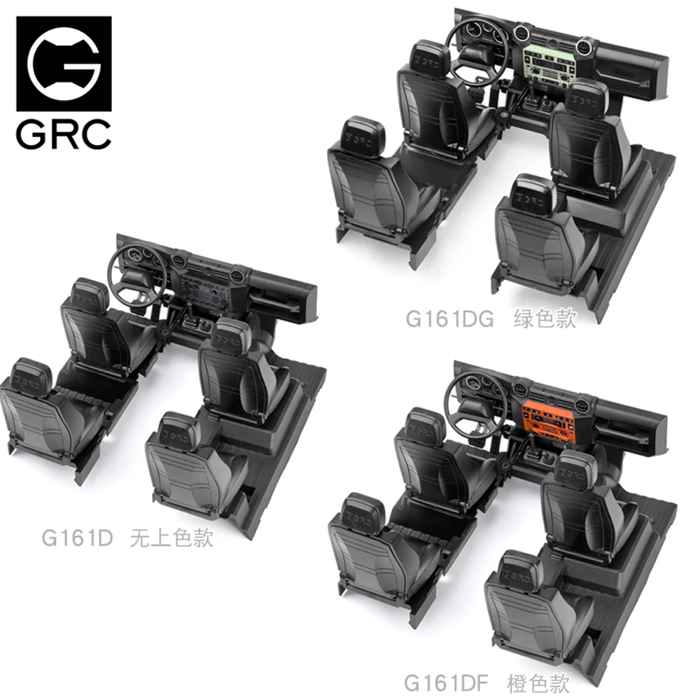 GRC защита моделиране на интериора на централната конзола седалка модификация на волана за 1/10 Trax Trx4 Defender 82056-4 RC Верижен Кола