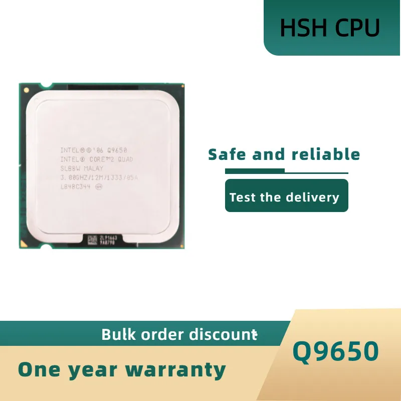 Intel Core 2 Quad Q9650 3,0 Ghz Четириядрен четырехпоточный процесор на 12 М 95 W LGA 775 0