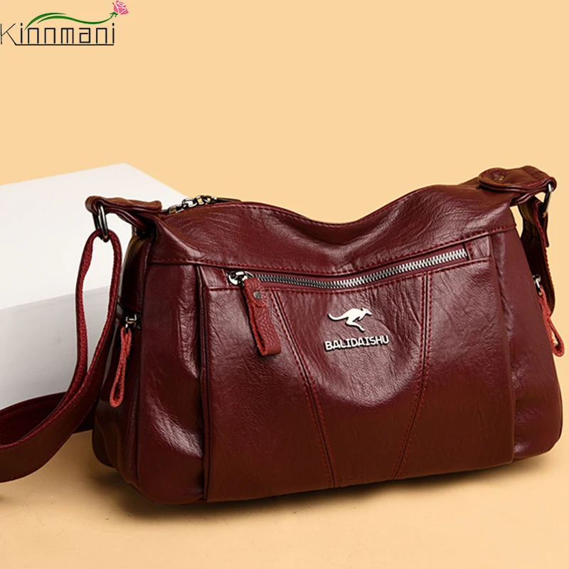 KINNMANI, Нови дамски чанти-незабавни посланици, Лятна Нова Дамска чанта, Модерен дамски чанта с голям капацитет на средна и в напреднала възраст, чанта на рамото