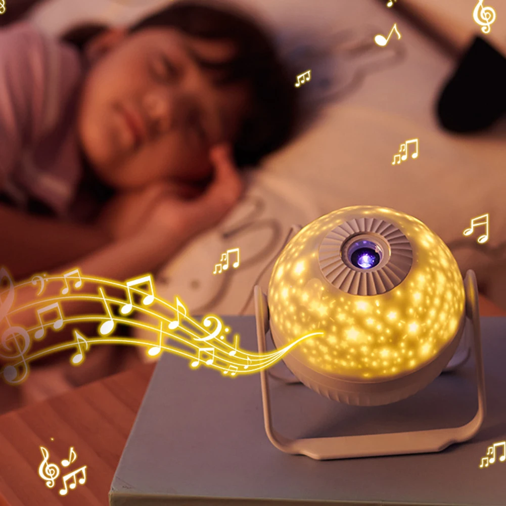 LED Проектор Небето Galaxy Захранва от USB, лека нощ, Цветна Мъгливо Проекторная Лампа с Таймер, Уютна Спалня, Декор за Детска Стая 5