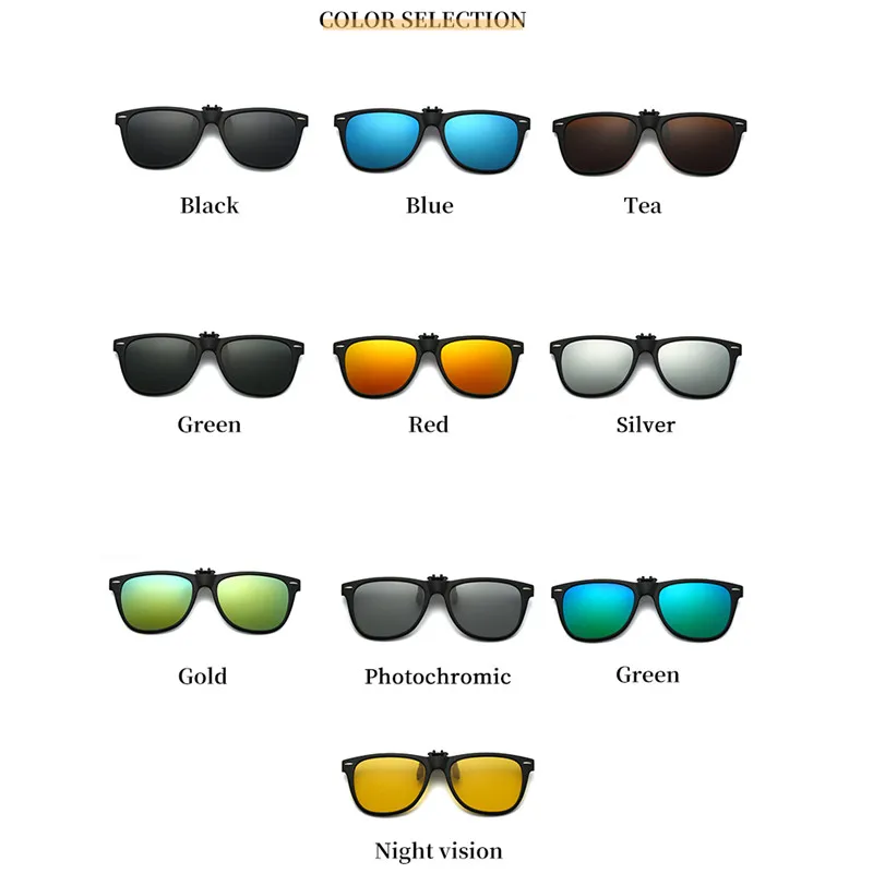 LongKeeper Флип Клип На Слънчеви Очила За Мъже Шофиране UV Поляризирани Сини Лещи Риболов Фотохромичните Необичайни Дизайнерски Очила Стръмни 5