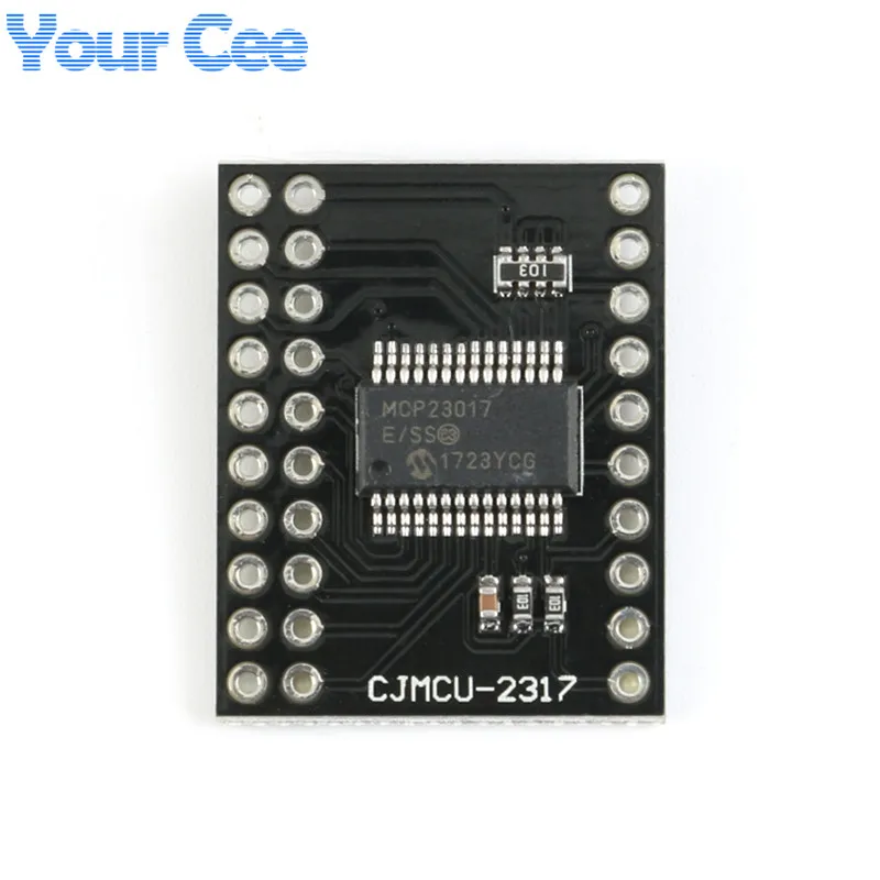 MCP23017 Модул за сериен интерфейс IIC I2C, SPI Двупосочни 16-Битов Удължител входно-изходни Контакти Модул за сериен интерфейс CJMCU-2317 4