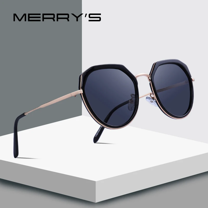 MERRYS DESIGN Луксозни Дамски Поляризирани Очила Metal Temple UV400 Защита S6222