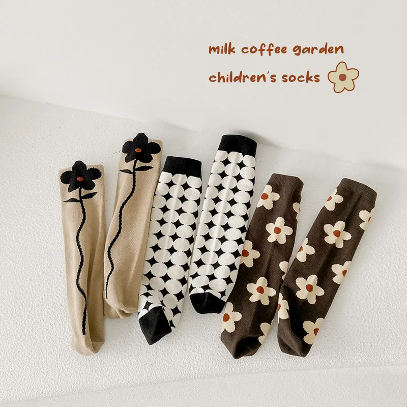 MILANCEL Нови Детски Чорапи За Момичета С Цветен Модел, Чорапи в Клетка, Спортни Чорапи