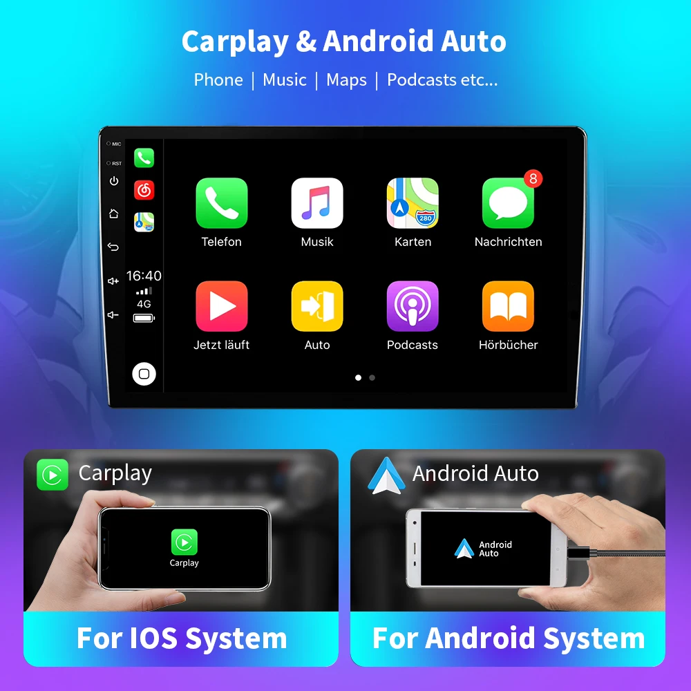 NAVISTAR T5 Android 10 Автомобилен Радиоприемник За Atenza Mazda 6 3 2016 2017 2018 GPS Навигация 4G WIFI Видео БТ Carplay DSP Без DVD Плейър 5