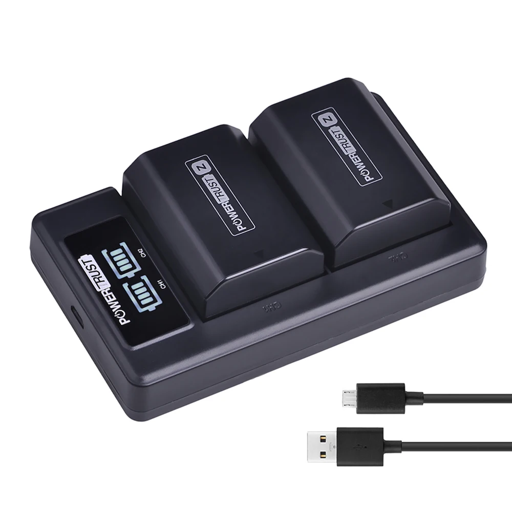 NP-FZ100 FZ100 2280 mah Батерия + Нов LED USB Двойно Зарядно устройство за Sony Alpha 9 A9 9R A9R 9 S A9S A6600 A7RIII A7R3 7RM3 A7m3 BC-QZ1