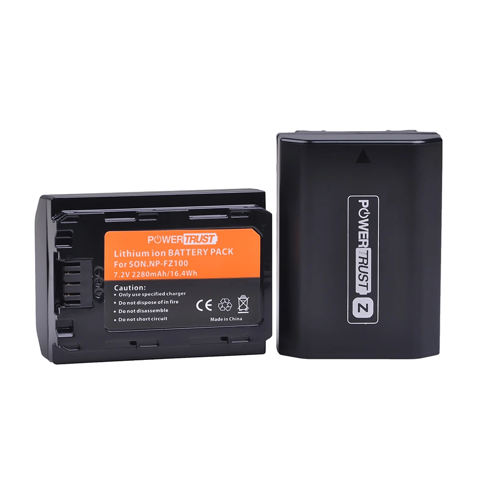 NP-FZ100 FZ100 2280 mah Батерия + Нов LED USB Двойно Зарядно устройство за Sony Alpha 9 A9 9R A9R 9 S A9S A6600 A7RIII A7R3 7RM3 A7m3 BC-QZ1 1