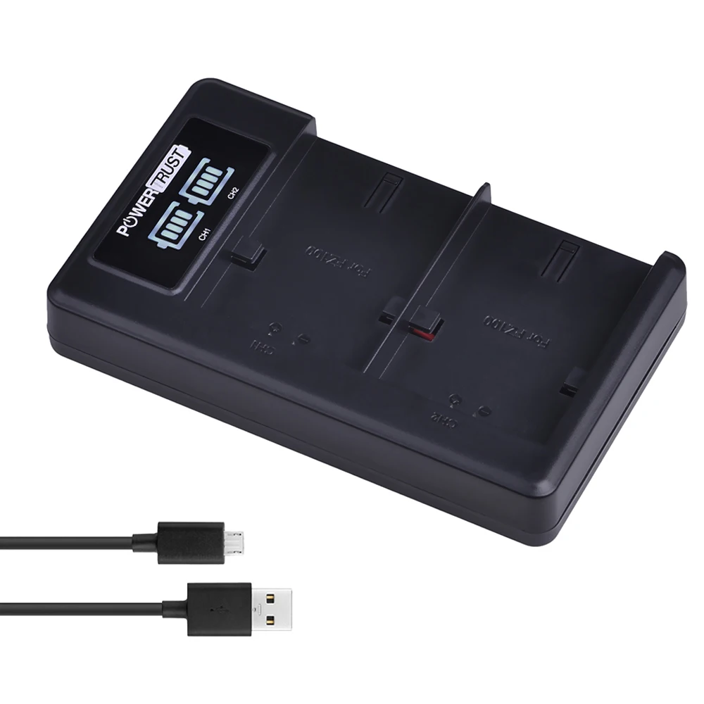 NP-FZ100 FZ100 2280 mah Батерия + Нов LED USB Двойно Зарядно устройство за Sony Alpha 9 A9 9R A9R 9 S A9S A6600 A7RIII A7R3 7RM3 A7m3 BC-QZ1 2