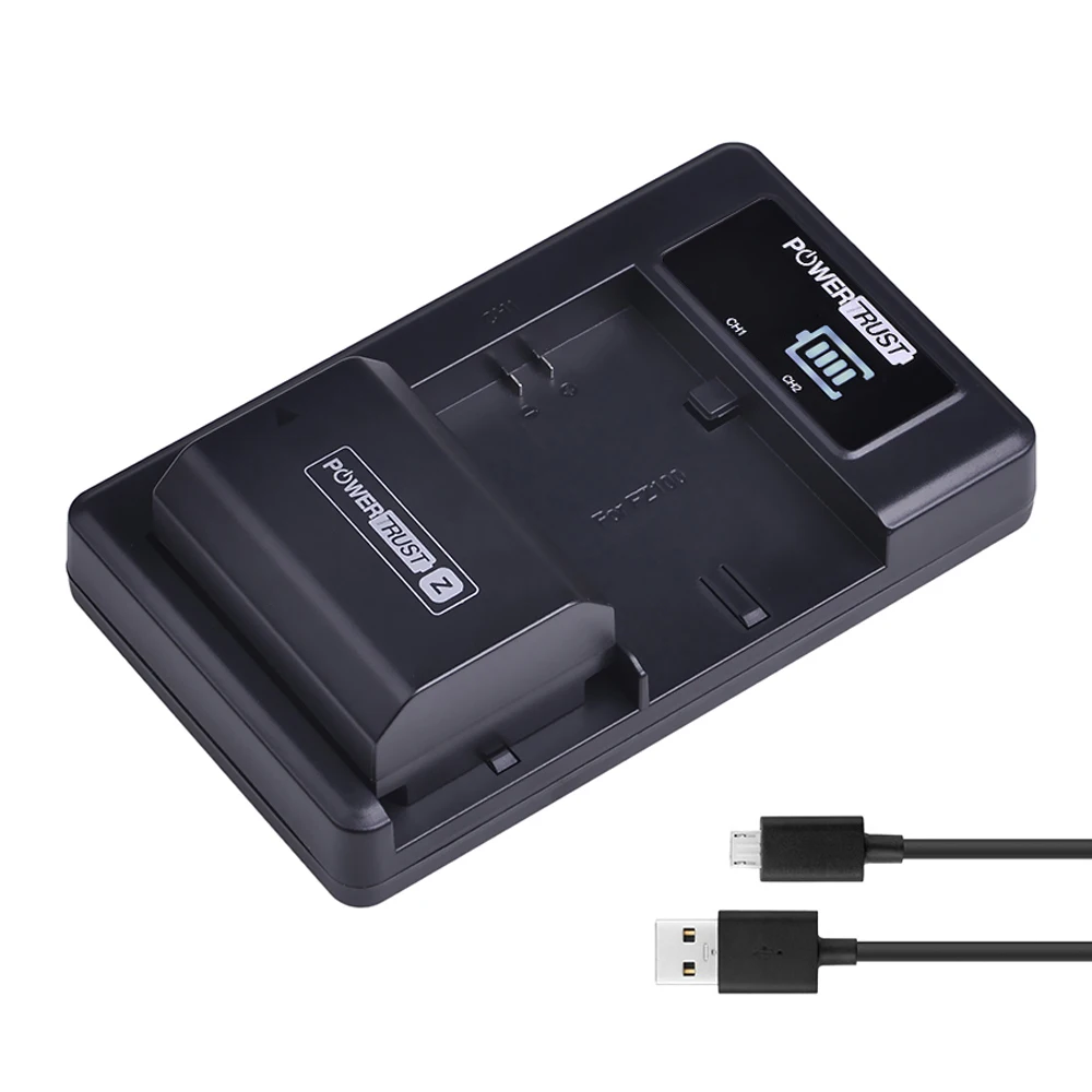 NP-FZ100 FZ100 2280 mah Батерия + Нов LED USB Двойно Зарядно устройство за Sony Alpha 9 A9 9R A9R 9 S A9S A6600 A7RIII A7R3 7RM3 A7m3 BC-QZ1 3