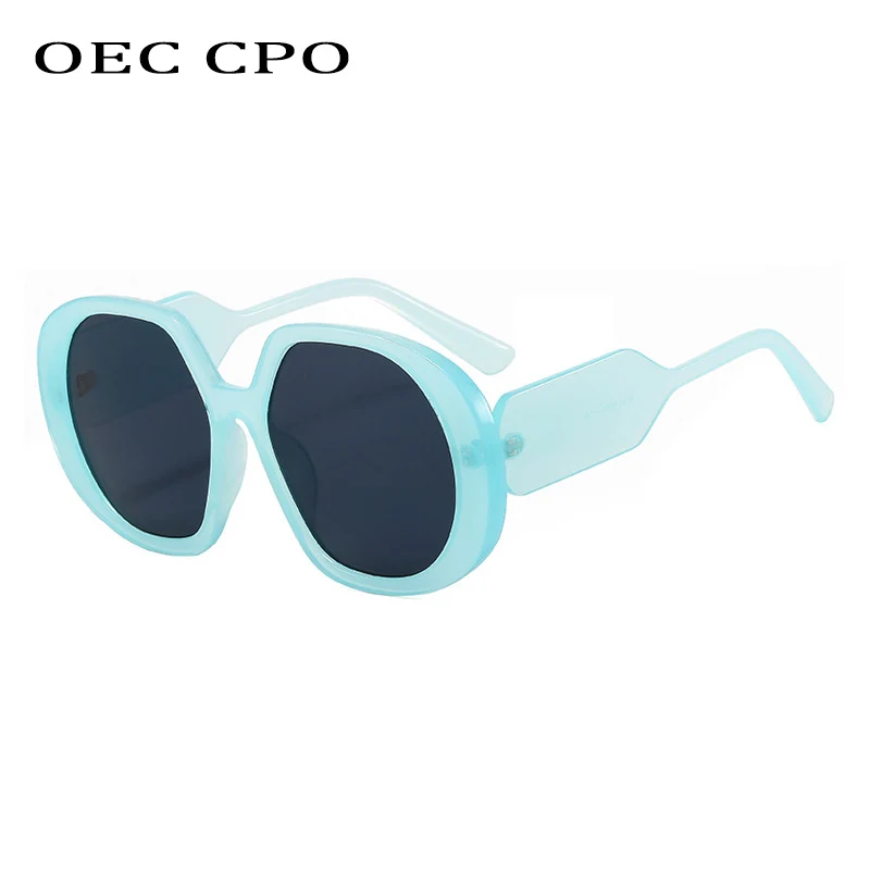 OEC CPO Модни Квадратни Слънчеви Очила Дамски Маркови Дизайнерски Големи Слънчеви Очила Дамски Реколта Дамски слънчеви Очила В Стил Пънк Нюанси UV400 2
