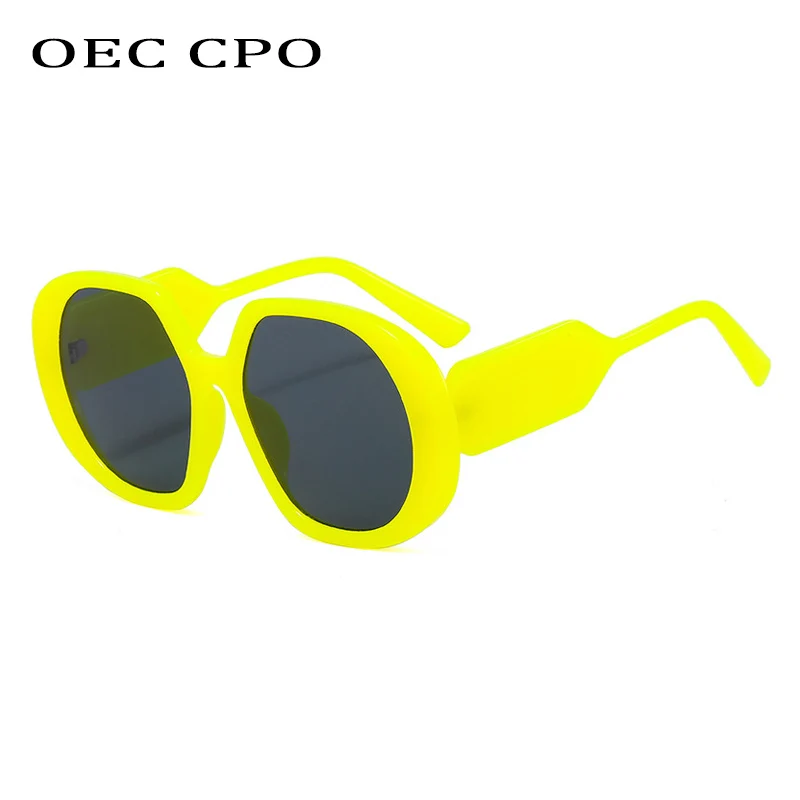 OEC CPO Модни Квадратни Слънчеви Очила Дамски Маркови Дизайнерски Големи Слънчеви Очила Дамски Реколта Дамски слънчеви Очила В Стил Пънк Нюанси UV400 3