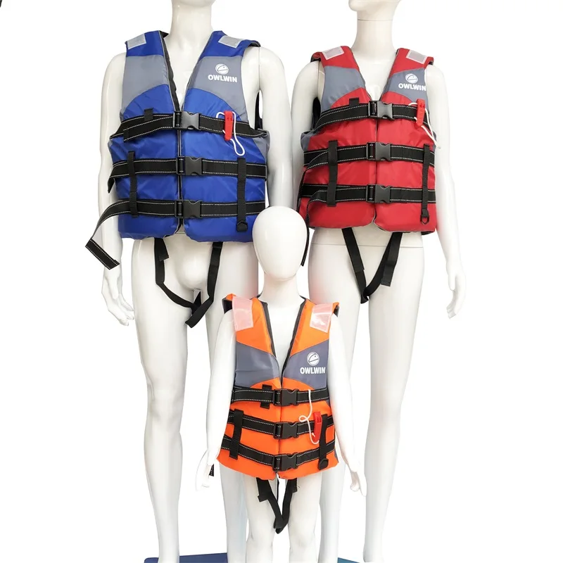 Owlwin Лидер в продажбите спасителна жилетка, Открит Професионален спасителна жилетка, Бански костюми за Малышек Облекло Плуването якета Воден Спорт Оцеляване, Посветен на дете възрастен 2