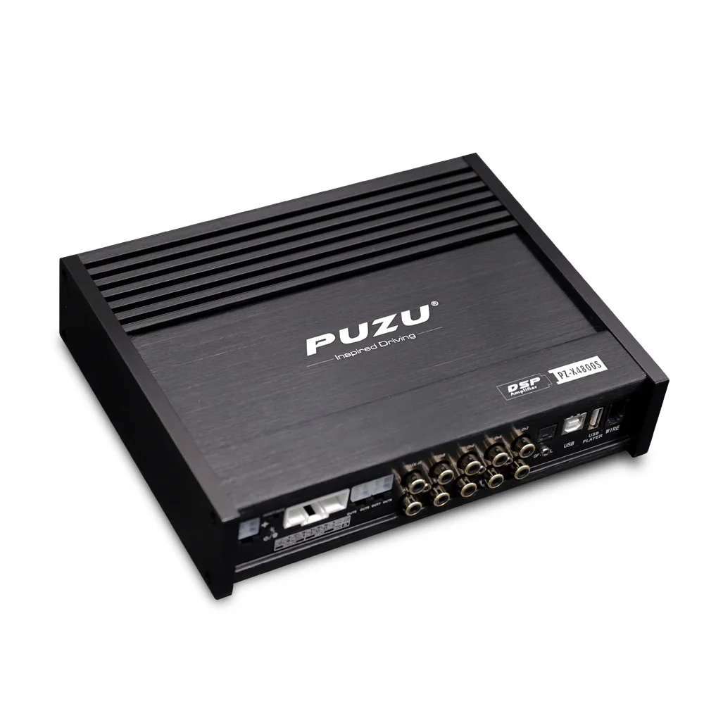 PUZU PZ-X4800S 6 основната 32bit 8CH С Мощен Автомобилен аудио DSP Цифров Сигнален процесор е Вграден усилвател 8X150 W Подкрепа BT5.0 OPT 1