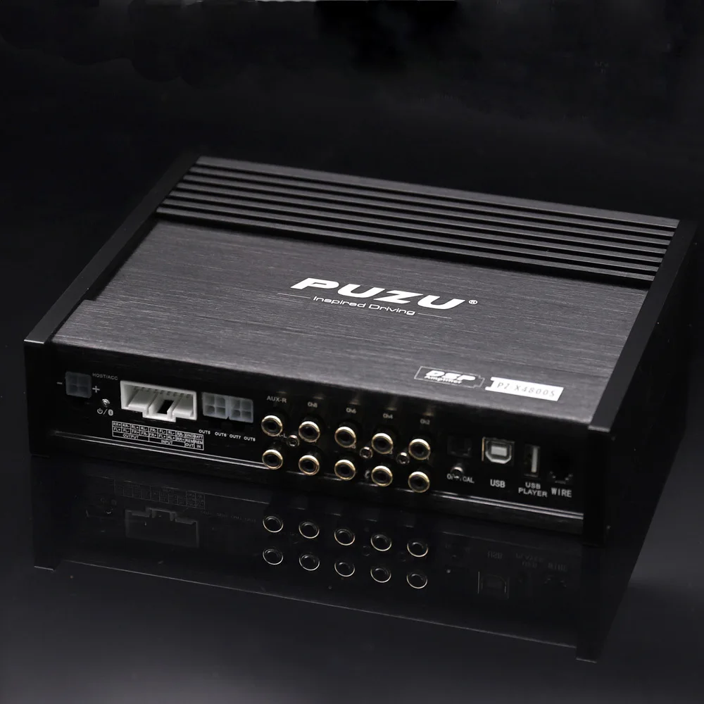 PUZU PZ-X4800S 6 основната 32bit 8CH С Мощен Автомобилен аудио DSP Цифров Сигнален процесор е Вграден усилвател 8X150 W Подкрепа BT5.0 OPT 3