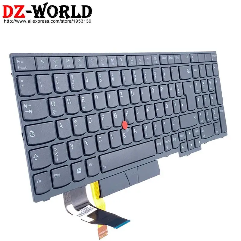Qwertz DE Немска Клавиатура с подсветка за Lenovo Thinkpad T15 P15S Gen1 Gen2 5N20V78119 5N20V78918 5N20V78010 5N21B08425 5N21B08462 3