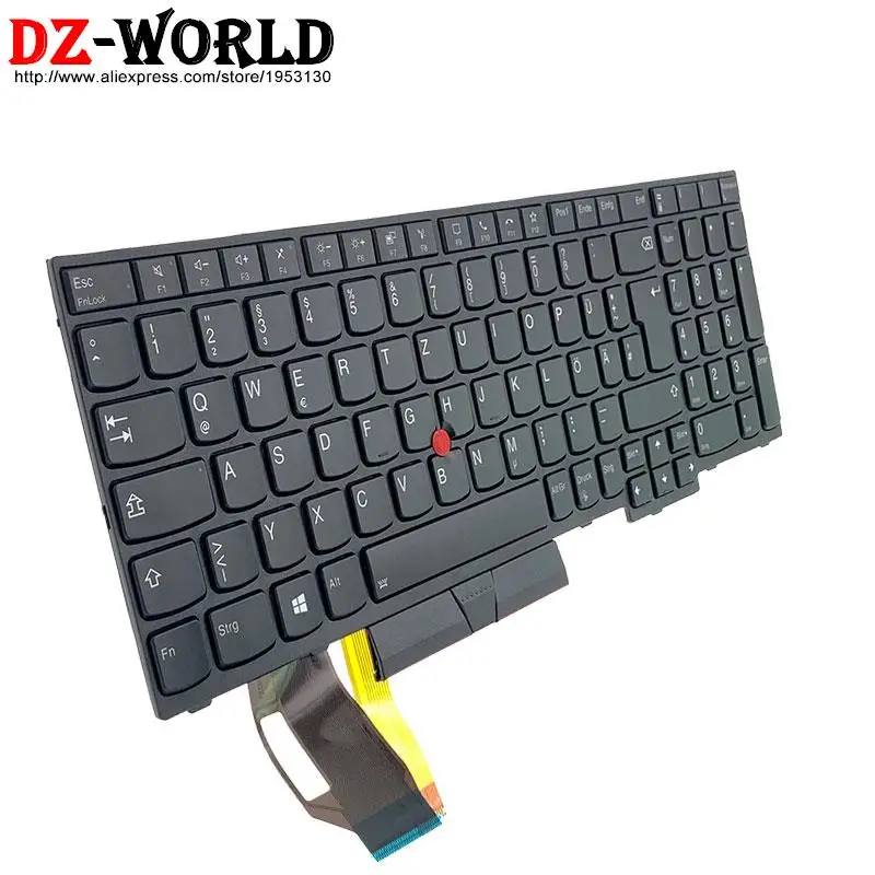 Qwertz DE Немска Клавиатура с подсветка за Lenovo Thinkpad T15 P15S Gen1 Gen2 5N20V78119 5N20V78918 5N20V78010 5N21B08425 5N21B08462 4