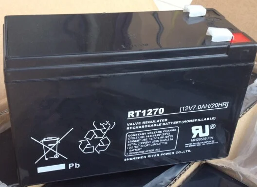 RT1270 RT1270H 12V7AH Батерия Ritar система за сигурност, контрол на достъпа UPS резервна батерия захранване