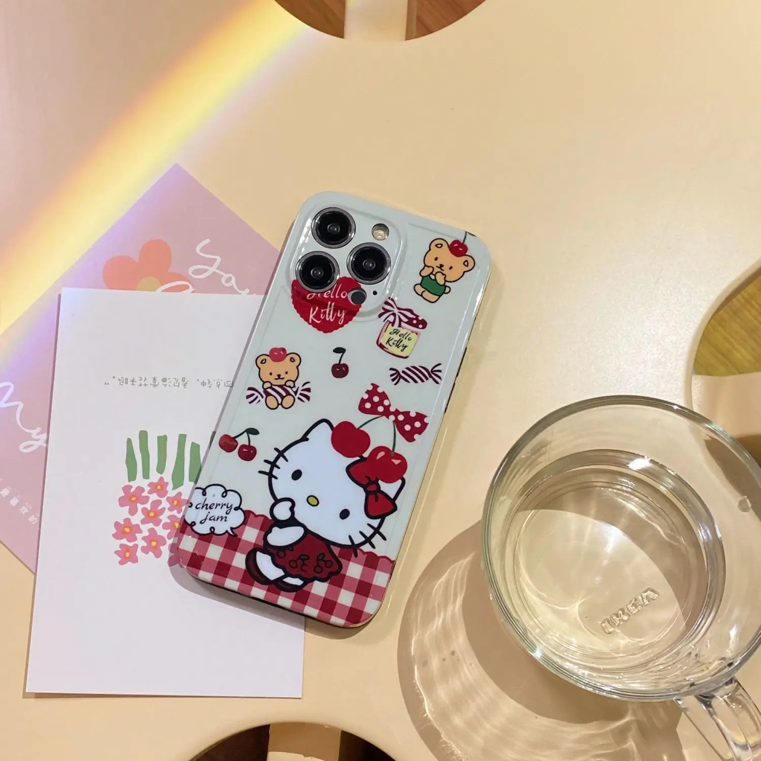 Sanrio Hello Kitty за iPhone 13 13 Pro 13 Pro Max 12 12 Pro 12 Pro Max 11 11 Pro 11 Pro Max X XS MAX XR Cartoony Сладък Калъф за вашия телефон 4
